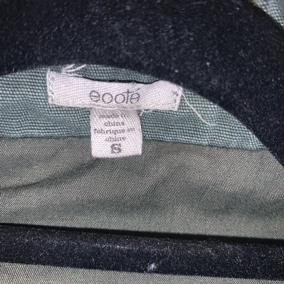 Urban Outfitters Ecote Women's Army Green Utility Military Drawstring Waist Jack - Picture 5 of 5